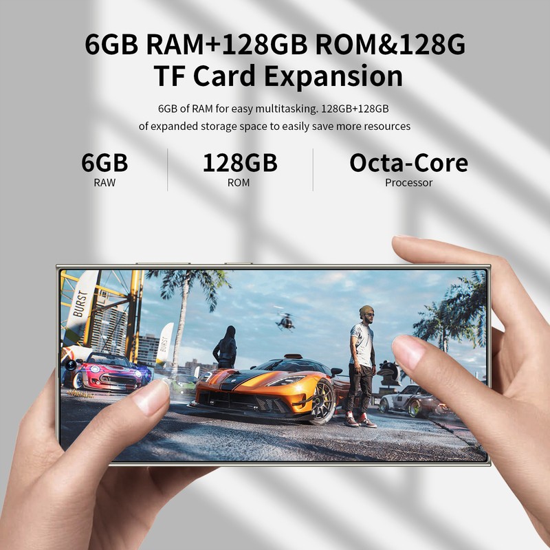 New S24 Ultra 5G Smartphone 7.3″ Factory Unlocked Android Cellphones Dual SIM