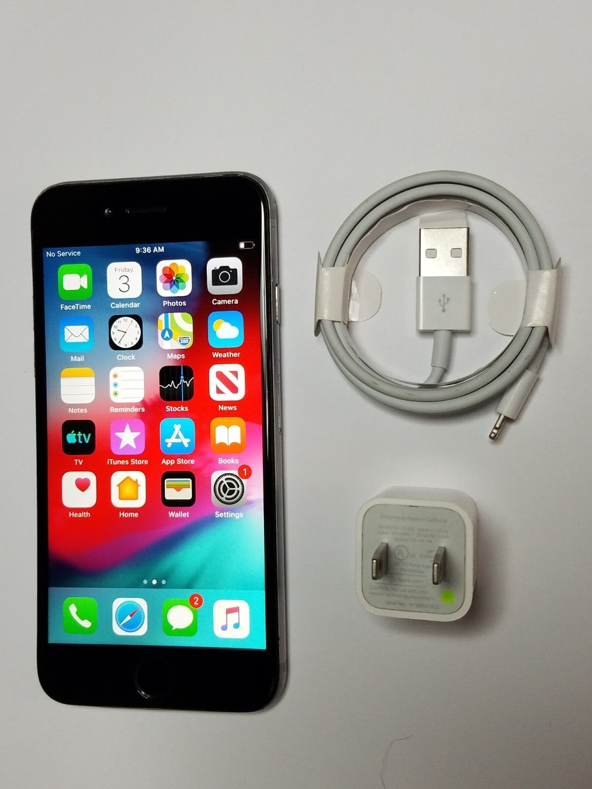 Unlocked GSM Apple iPhone 6 32GB MQ462LL/A Smartphone Cell Phone Lyca H20 Metro