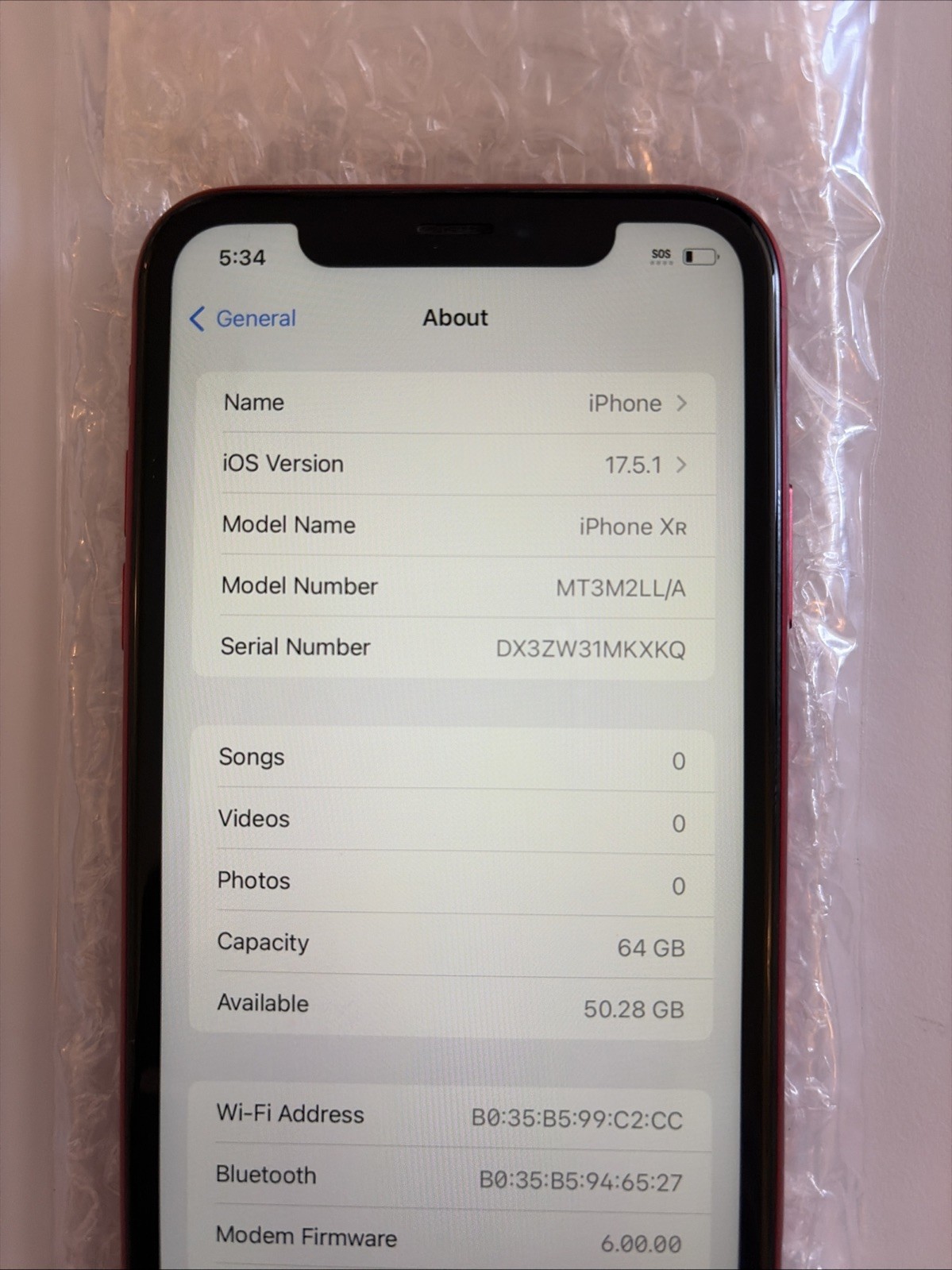 Apple iPhone XR (Product) Red A1984 64gb (Cricket Wireless) Clean #7