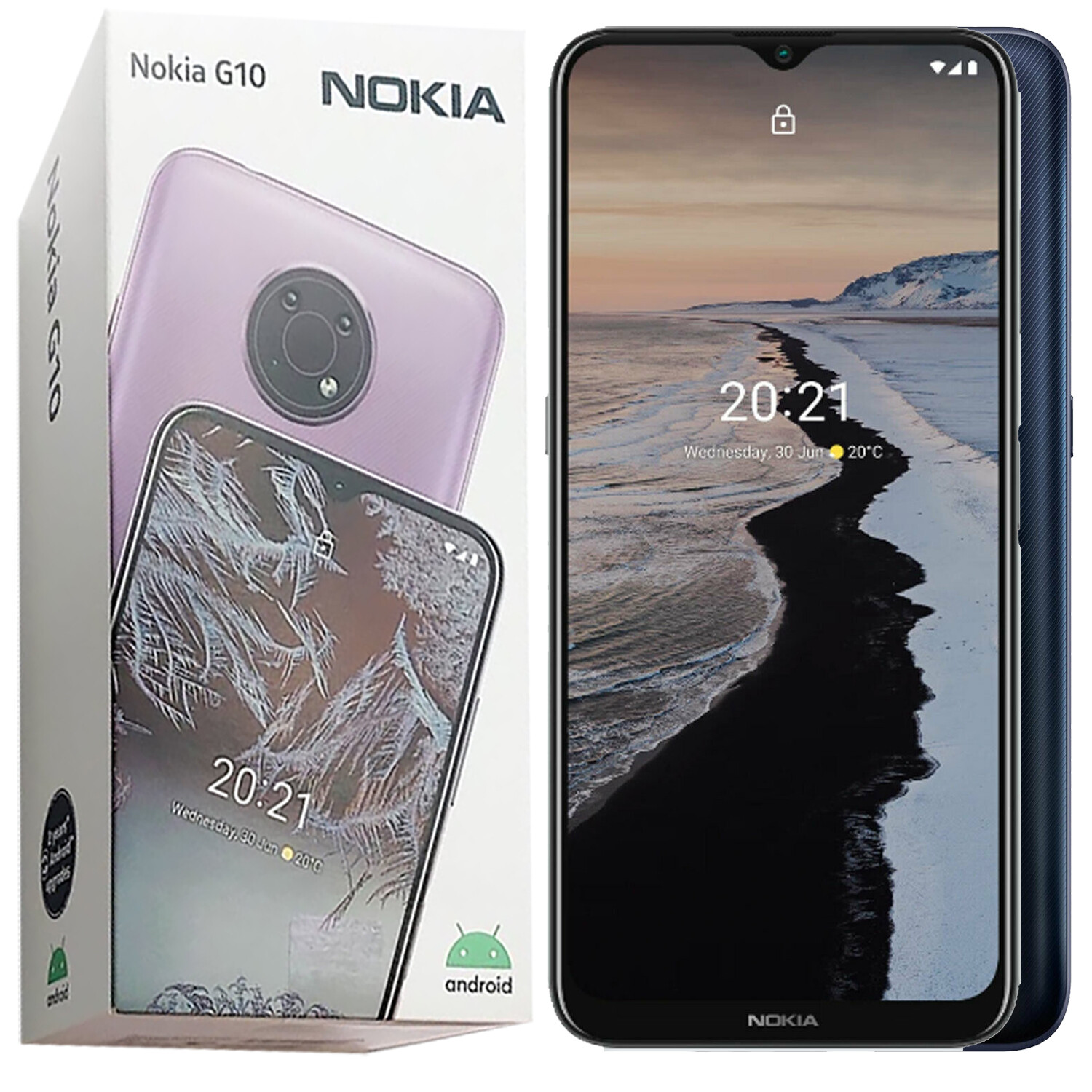 BNIB Nokia G10 Dual SIM 32GB + 3GB Blue Factory Unlocked 4G/LTE GSM