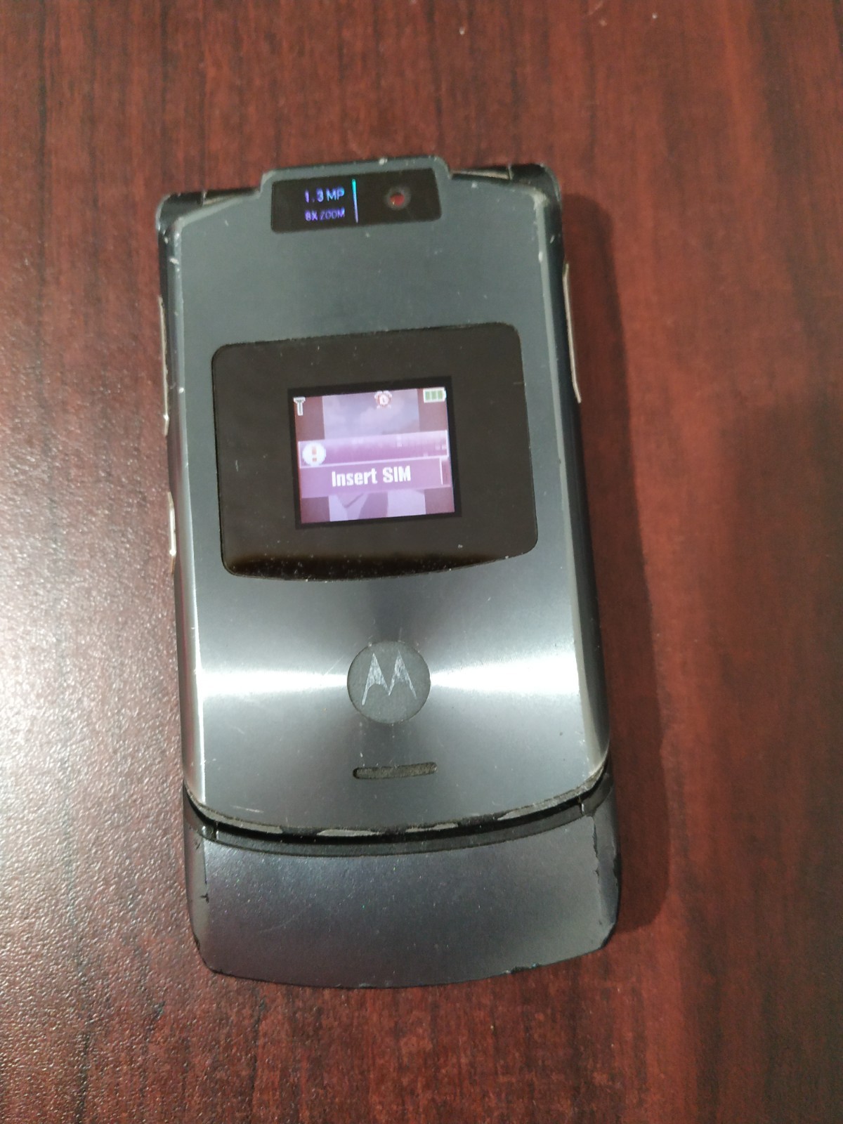 Original Motorola RAZR V3XX GSM 2G Flip Phone Gray ( cingular )