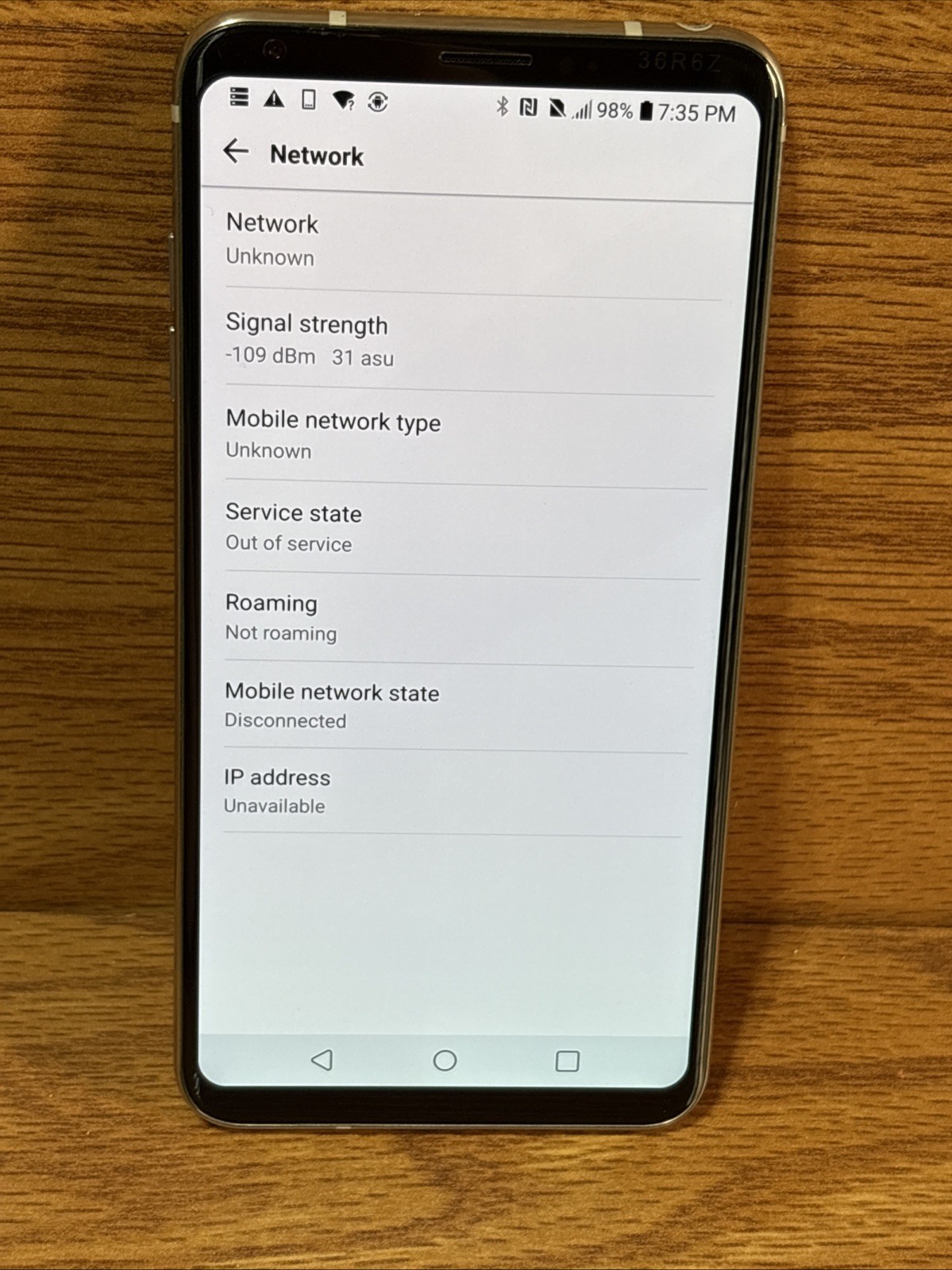 Rare LG V30 H932 Silver 64GB (T-Mobile) NOT FOR SALE ￼