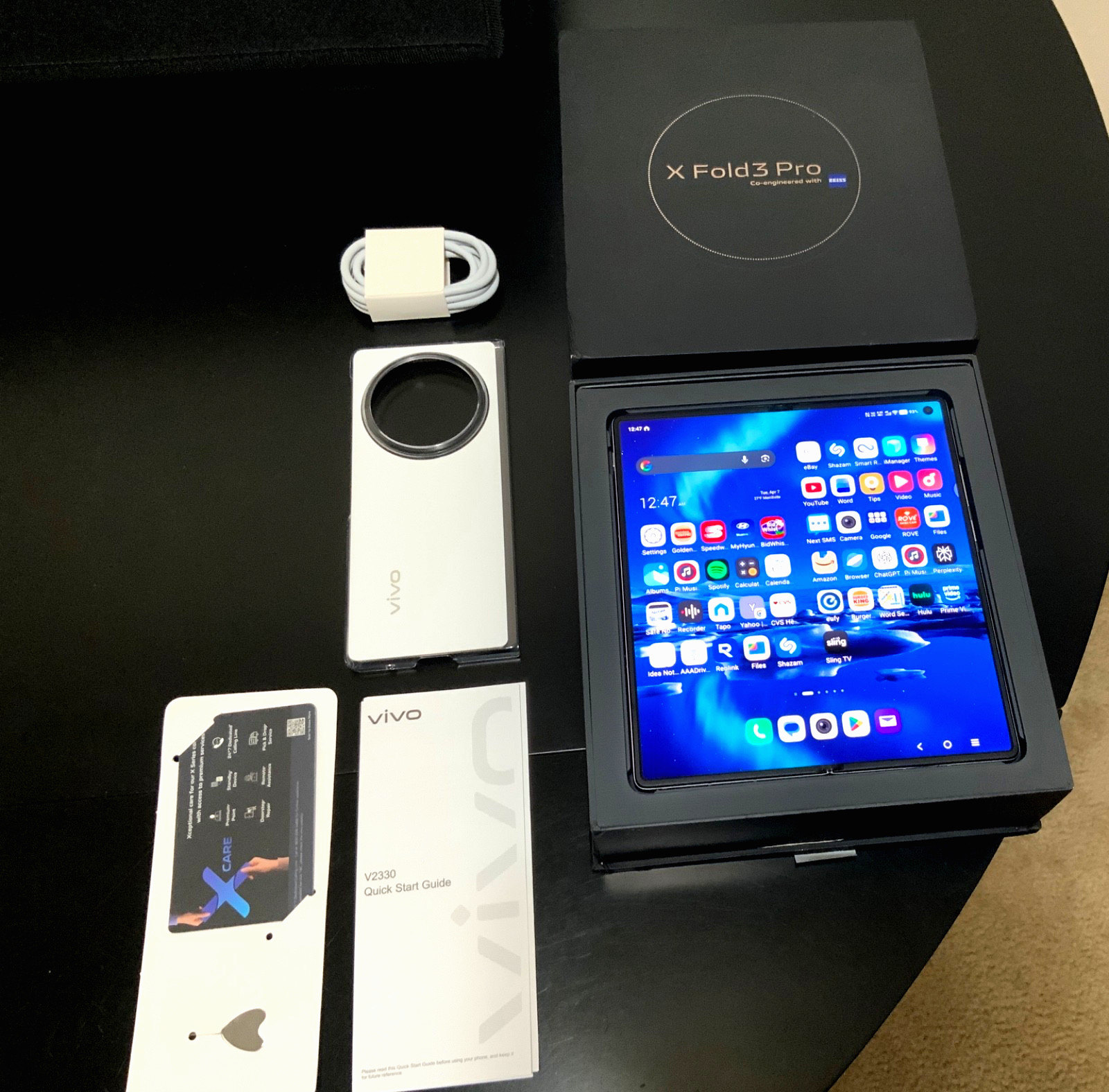 Vivo X Fold3 Pro (White 512 GB 16GB RAM) 6.53″ 50MP 8-Gen 3 Global Version