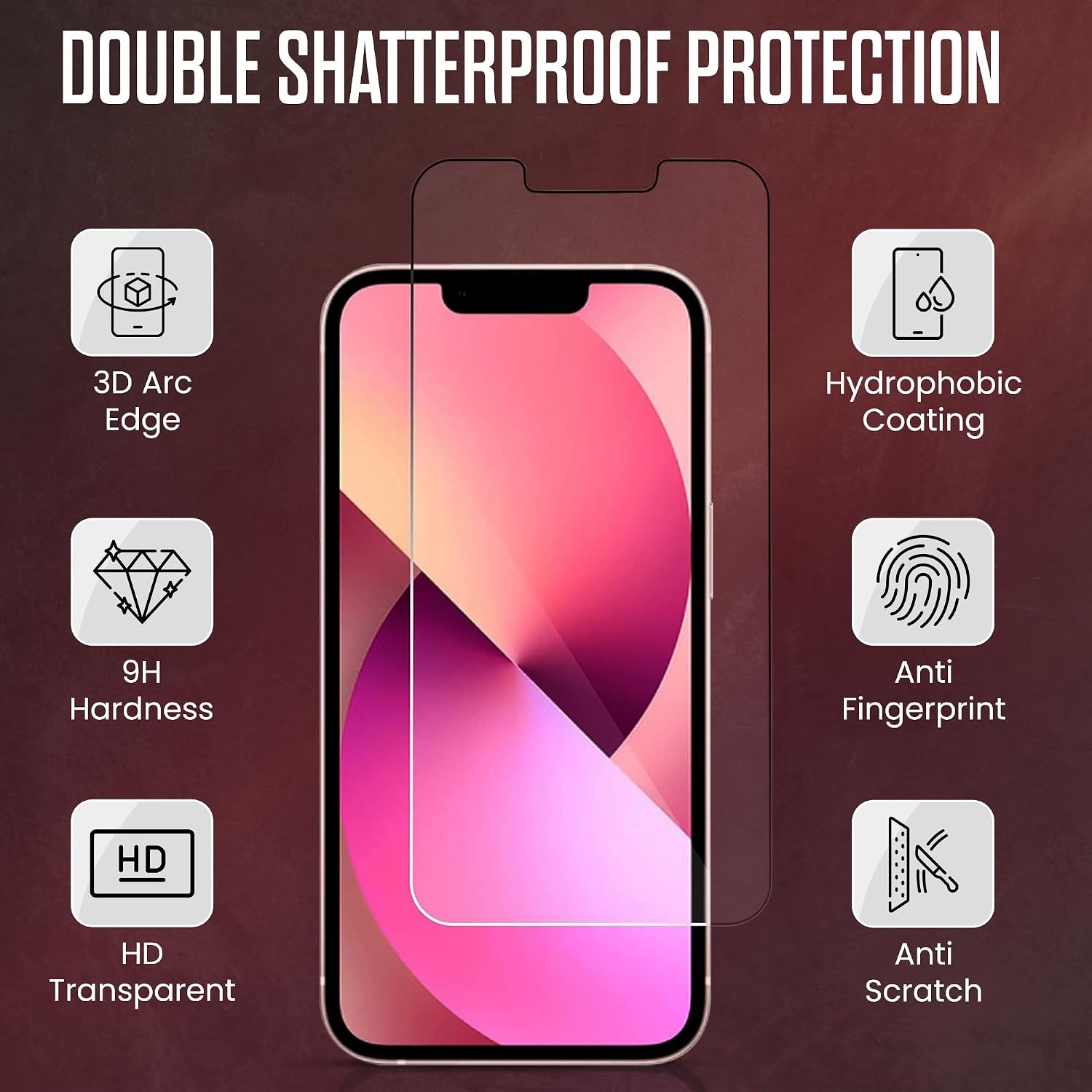 Screen Protector for iPhone 16 Plus 15 Plus 15 Pro Max
