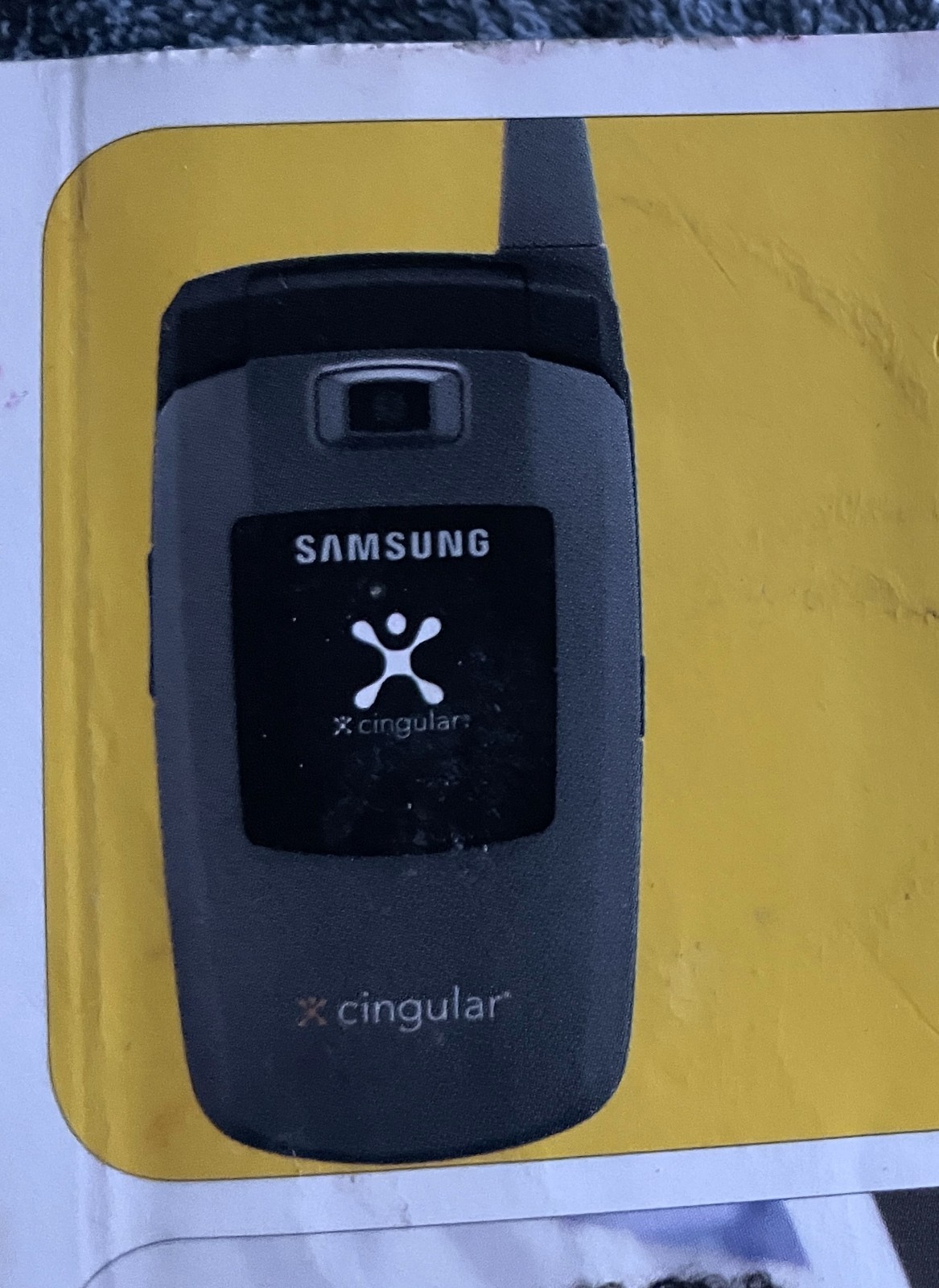 Samsung SGH-C417 – Black ( AT&T / Cingular ) Rare Cellular Flip Phone Unused