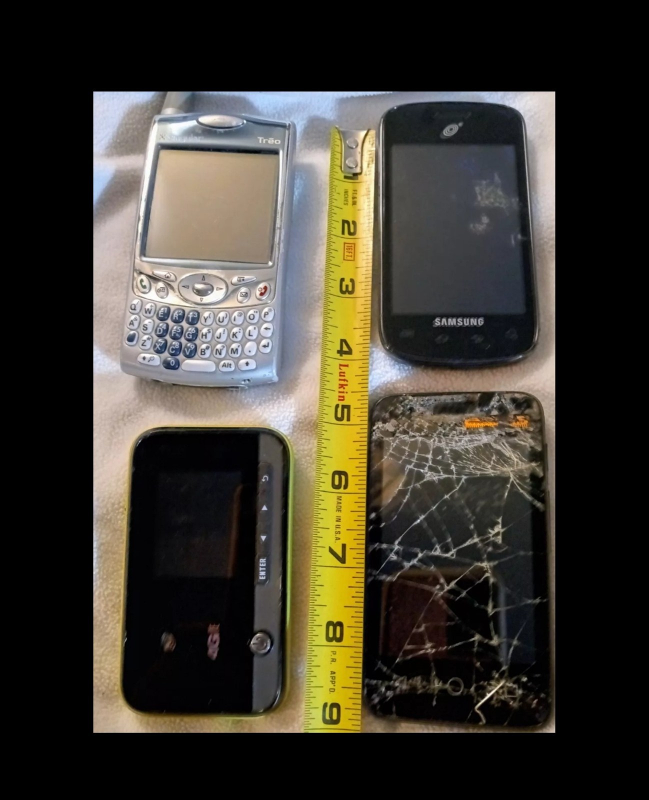 Cell Phones Sold For Parts or Repair Mixed Lot Of 4 As Is