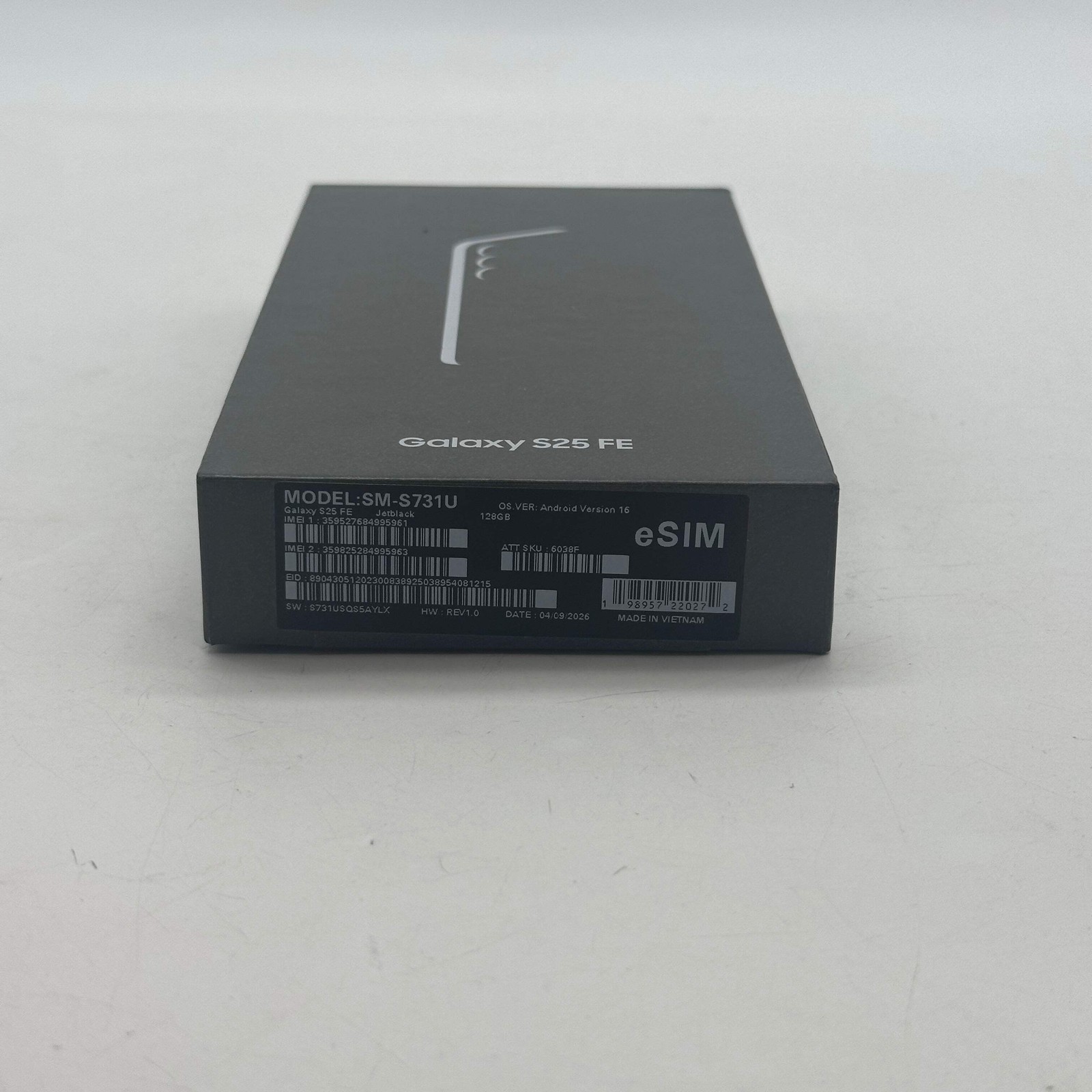 AT&T Samsung Galaxy S25 FE 128GB SM-S731UZKAATT