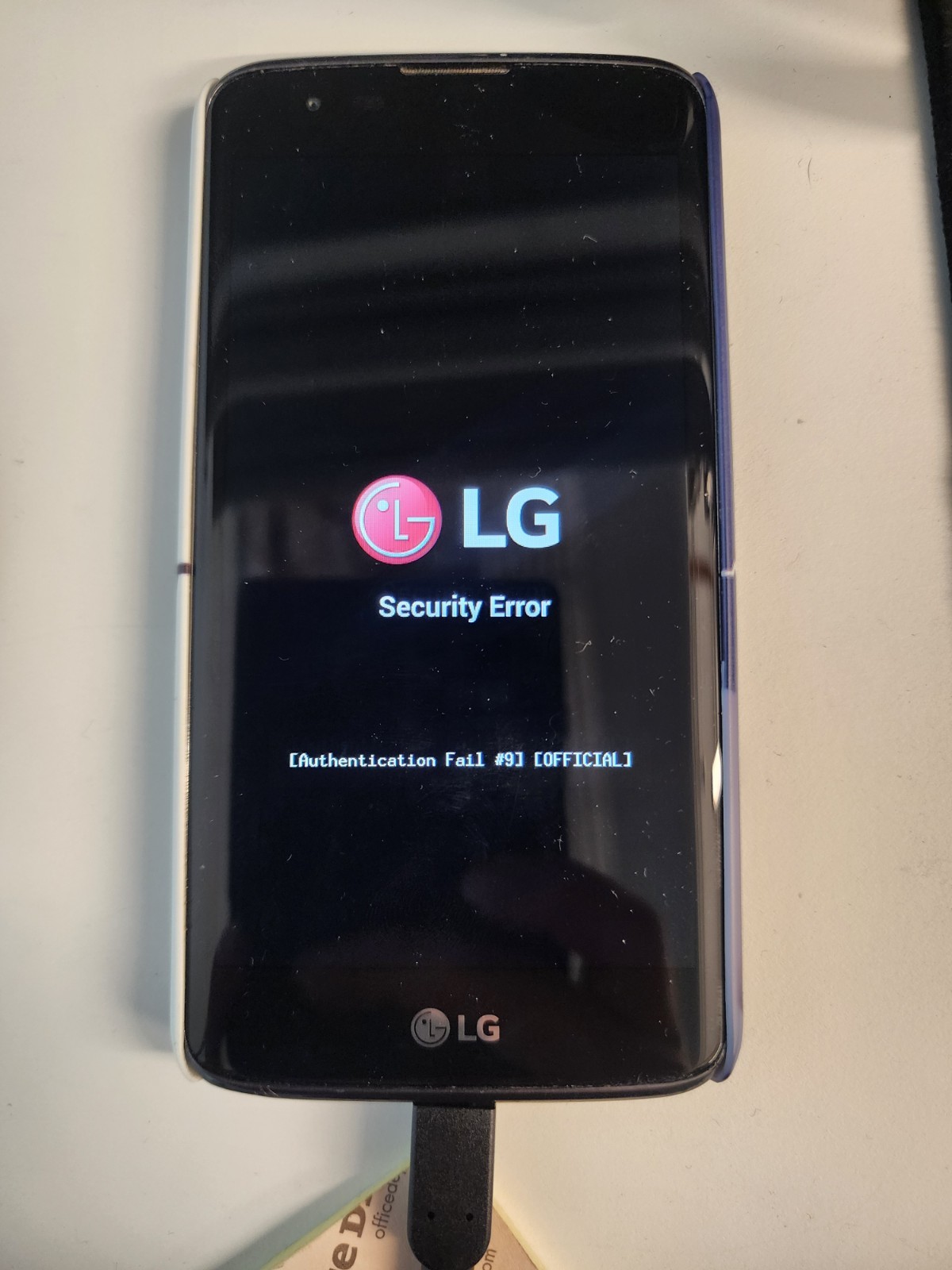 LG K7 K330 Smartphone (Carrier Unknown) – 8GB Black READ!