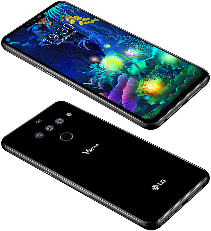LG V50 ThinQ 5G LM-V500N (Korea) LM-V450PM (Sprint) 16MP Android Phone 6.4″