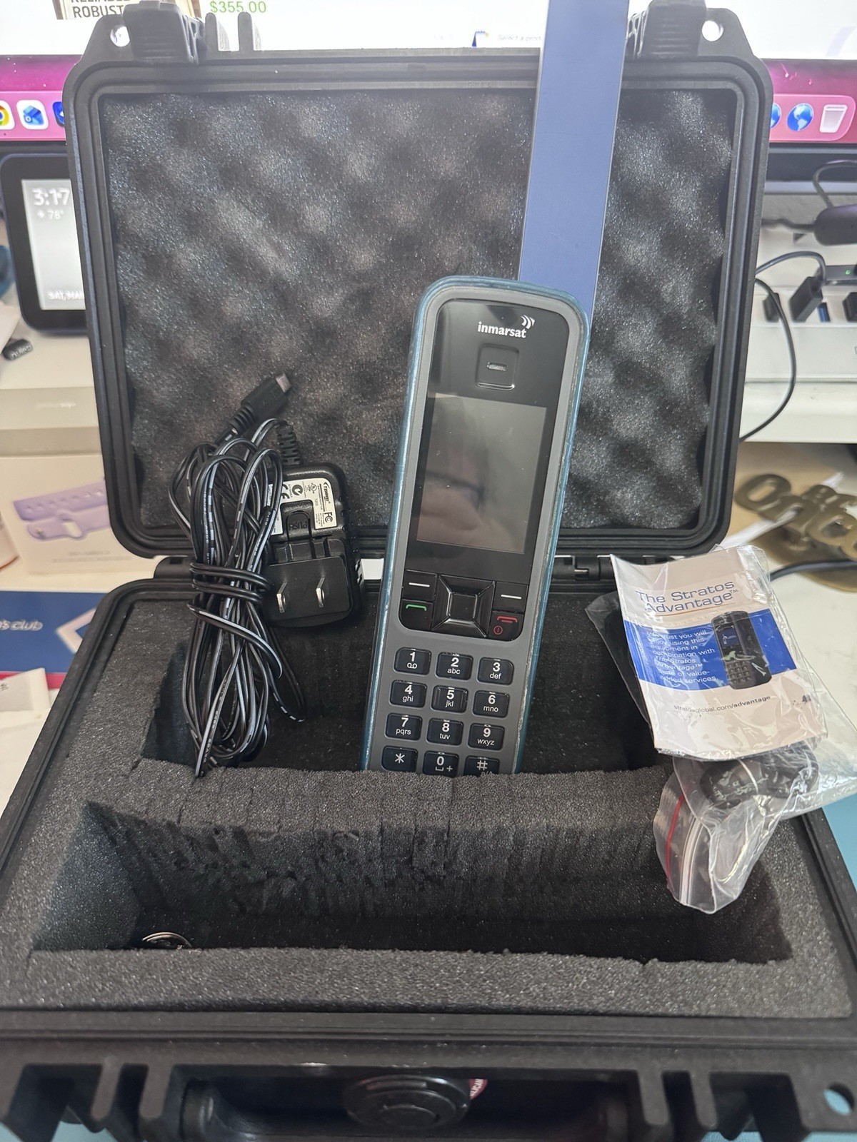 Inmarsat Isatphone Pro Satellite Phone | Handset | BATTERY – AS-IS