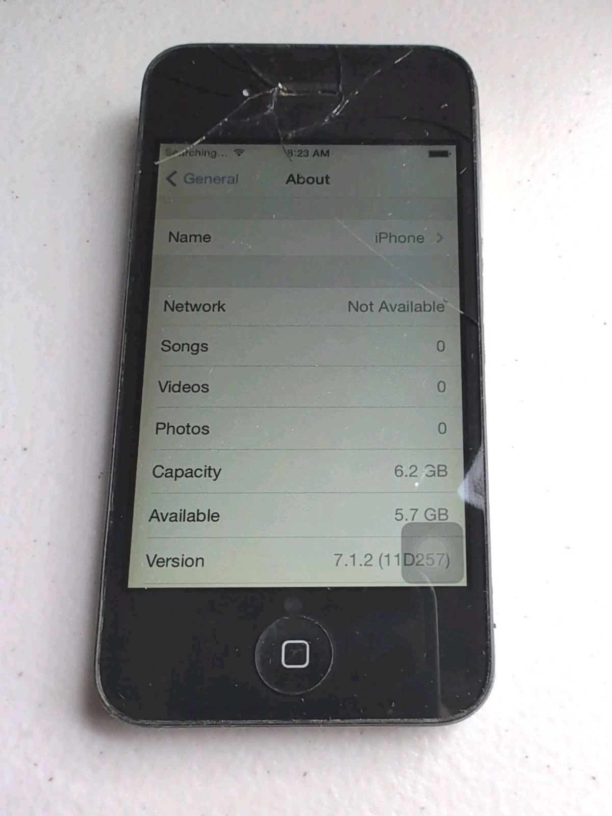 Apple iPhone 4 MD439LL/A Verizon 7.1.2 Cell Phone A1349 CDMA 8GB Tested – Read