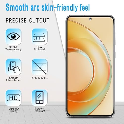2+2 Pack Screen Protector for Samsung Galaxy S23 Plus Privacy Anti-Scratch Black