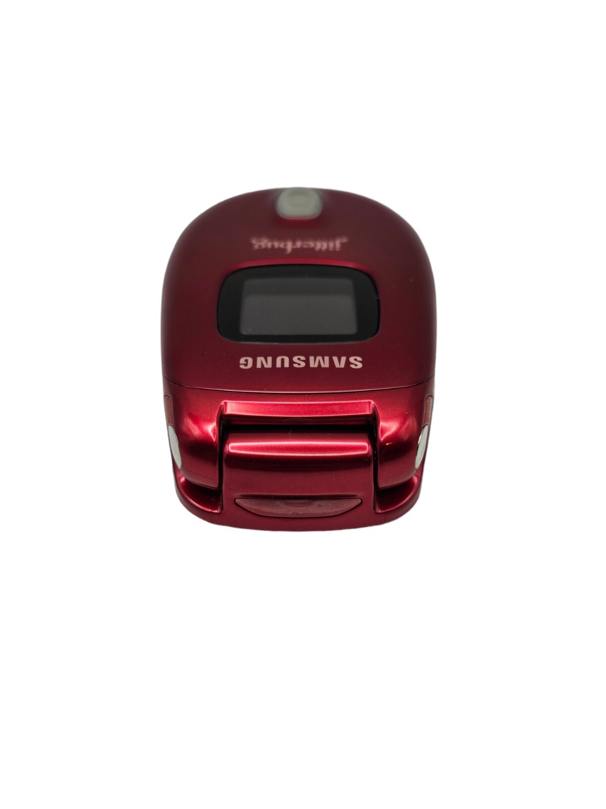 Samsung Jitterbug J SPH-A310 – Red ( GreatCall ) CDMA Flip Phone w/ Car Chager