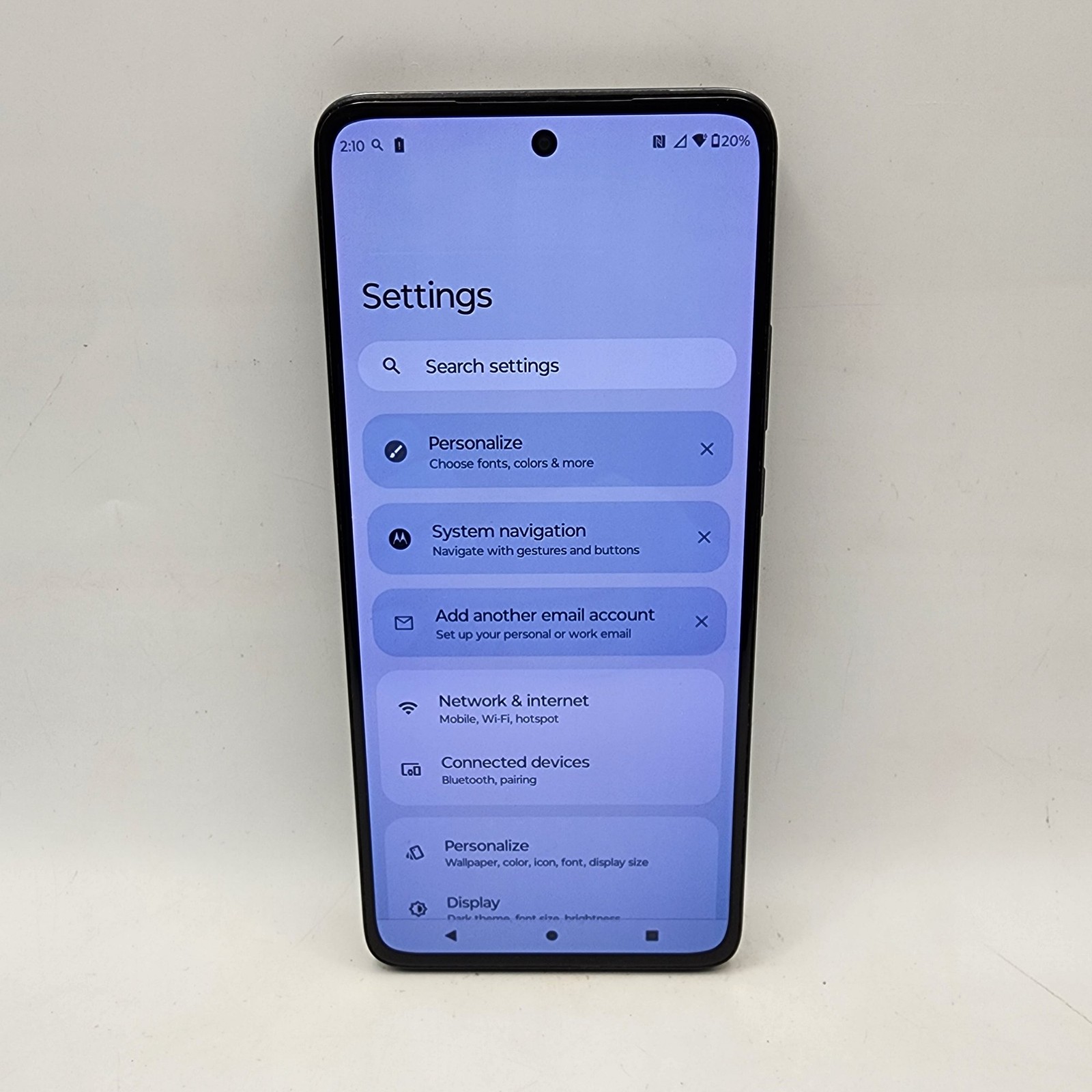 Motorola Edge 5G (2022) XT2205-3 256GB Mineral Gray (Verizon/Unlocked)