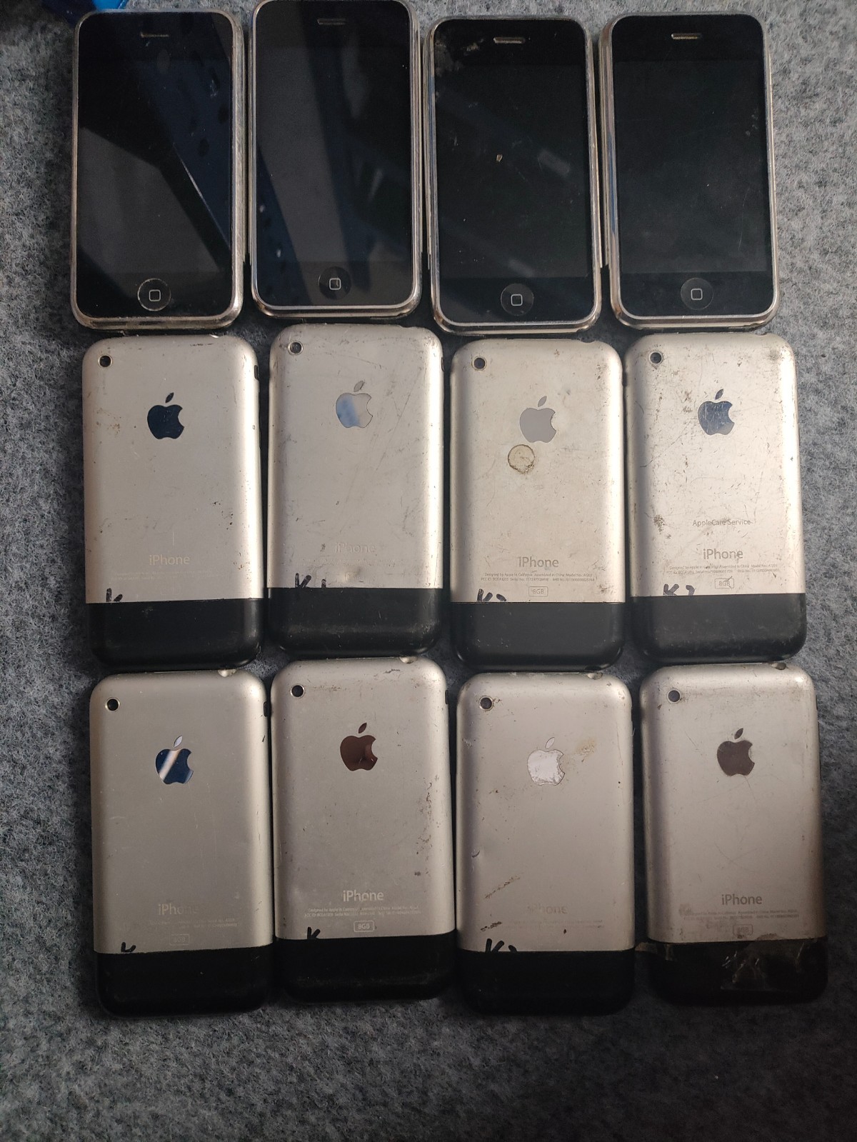 Original Apple iPhone 1st Gen iPhone 2G 8GB A1203 Black for Parts Not Working