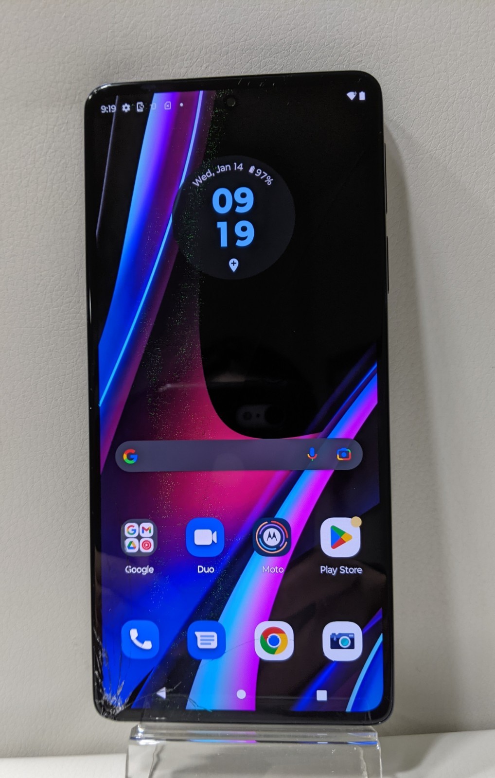 MOTOROLA Edge Plus (2022) – UNLOCKED – 512GB – CRACKED SCREEN /FLICKERS – 38715