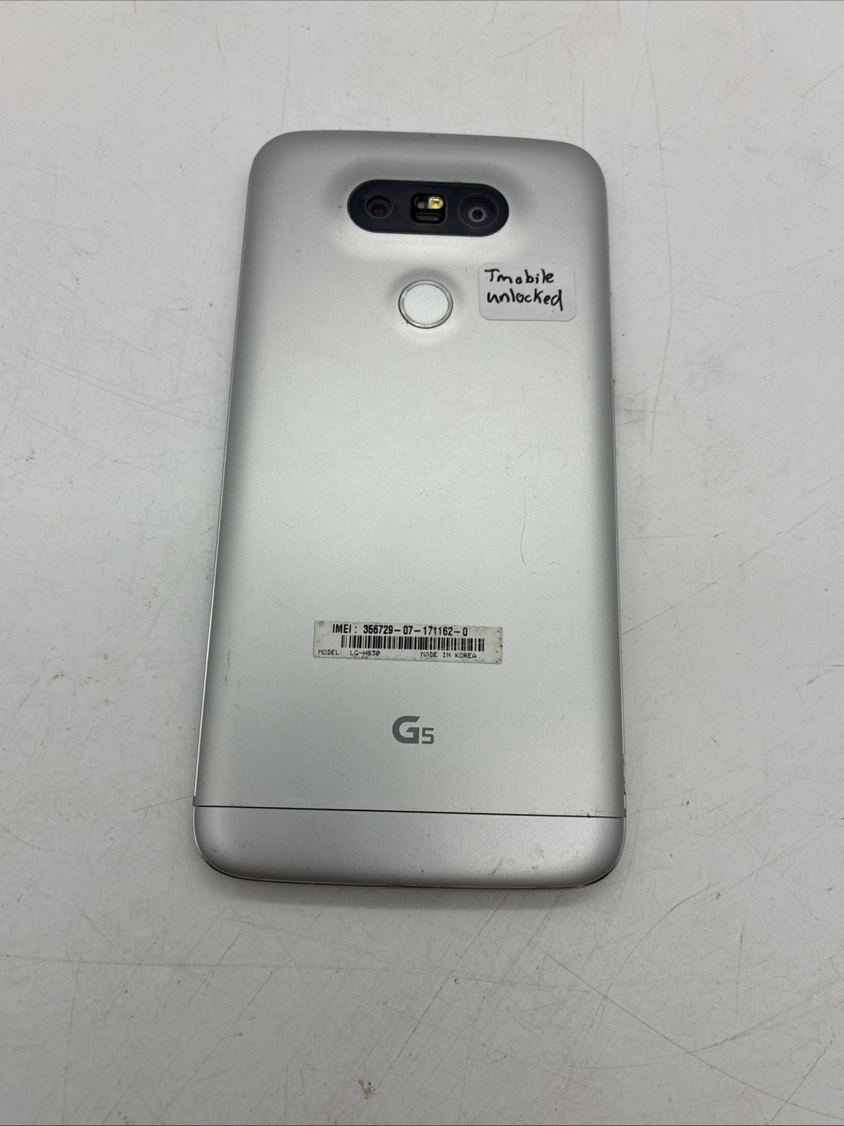 Cracked LG G5 – 32 GB – Gray (Unlocked) (B6:29)