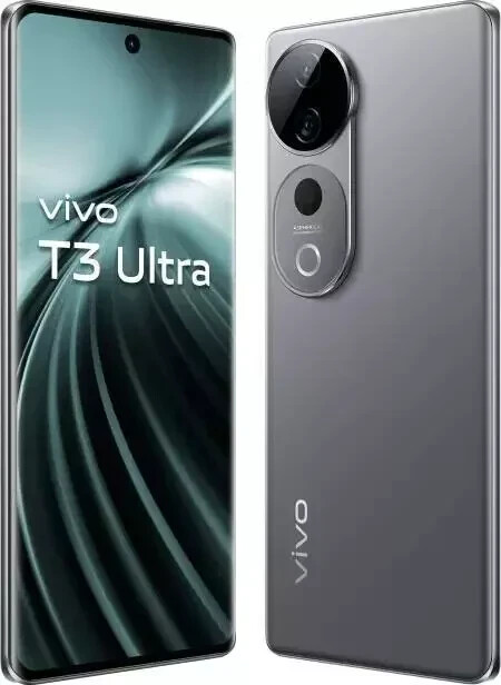 vivo T3 Ultra Factory Unlocked Curved AMOLED Display-8GB 128GB ROM Global-Gray