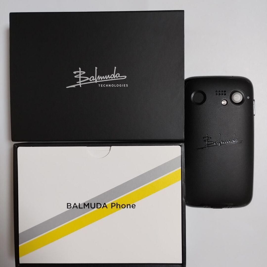 BALMUDA Phone A101BM Black SIM Unlocked 2500mAh RAM 6GB ROM 128GB Used Excellent