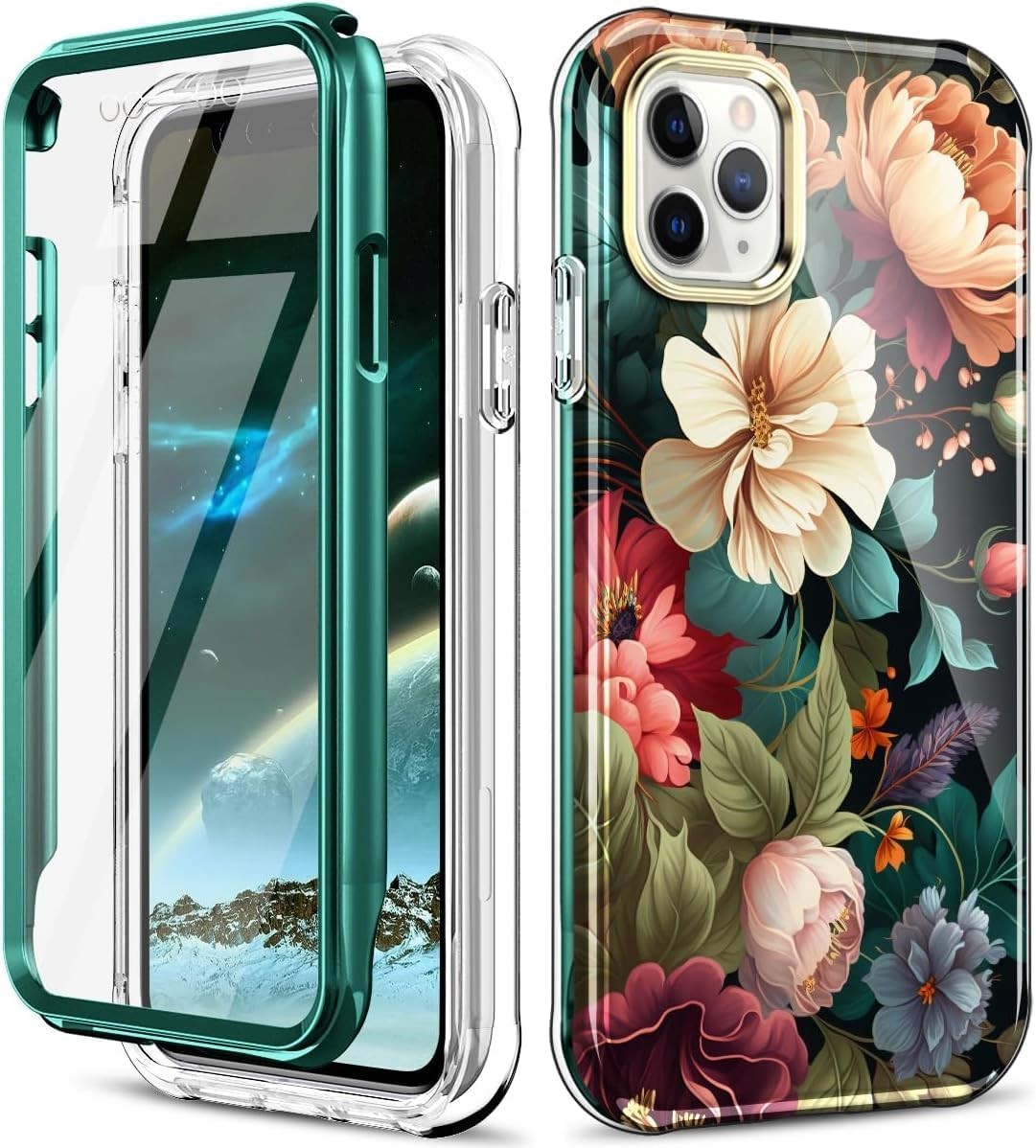 Cute Flower Case for iPhone 11 Pro Max 6.5 inch Lightweight Stylish Full Body TP