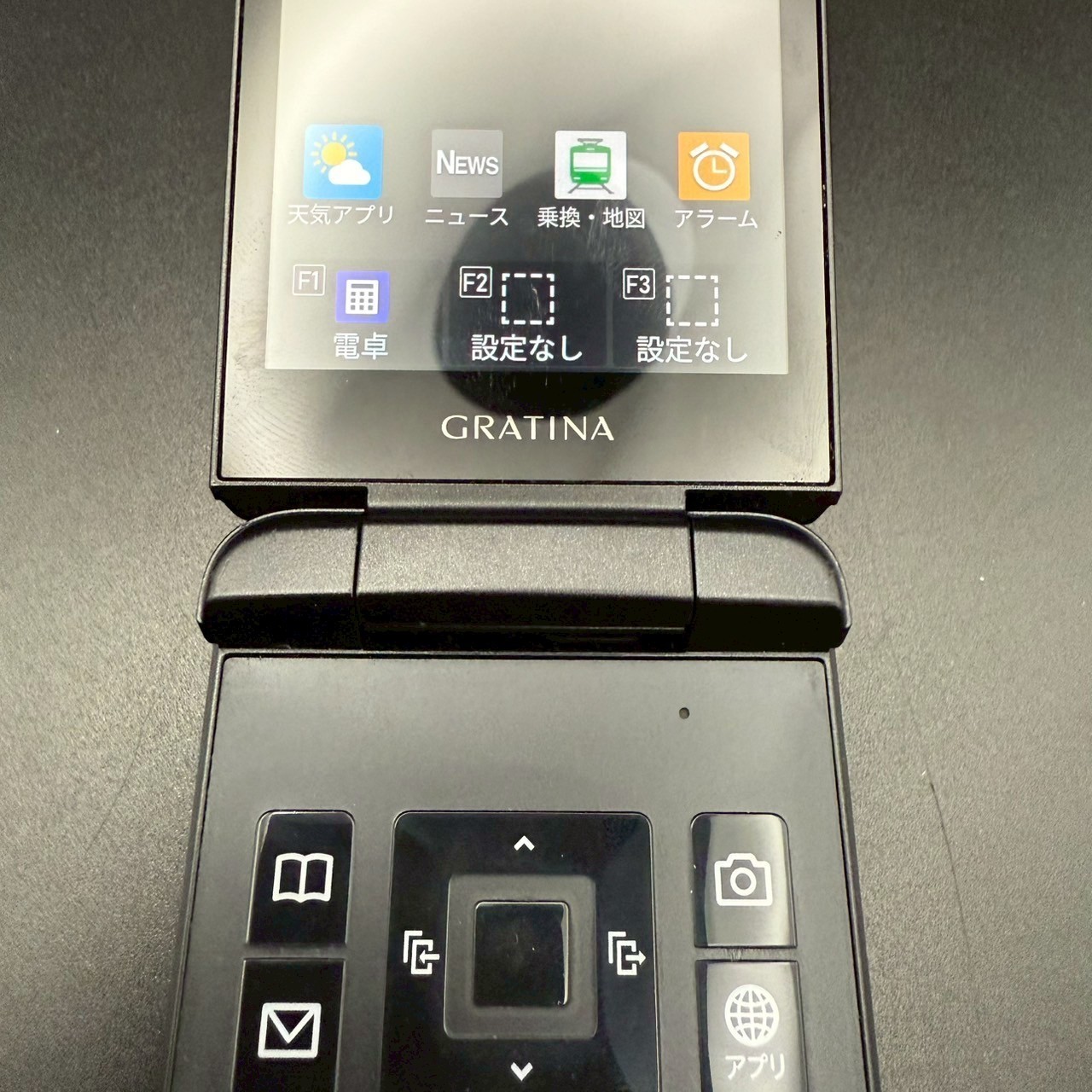 KYOCERA KYF42 BLACK GRATINA 4G WIFI KEITAI ANDROID FLIP PHONE UNLOCKED JAPAN