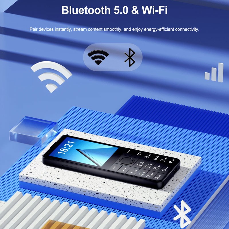 DOOV R77 PRO Ultra Slim Android 14 Smartphone Cell Phone Keyboard Student Mobile