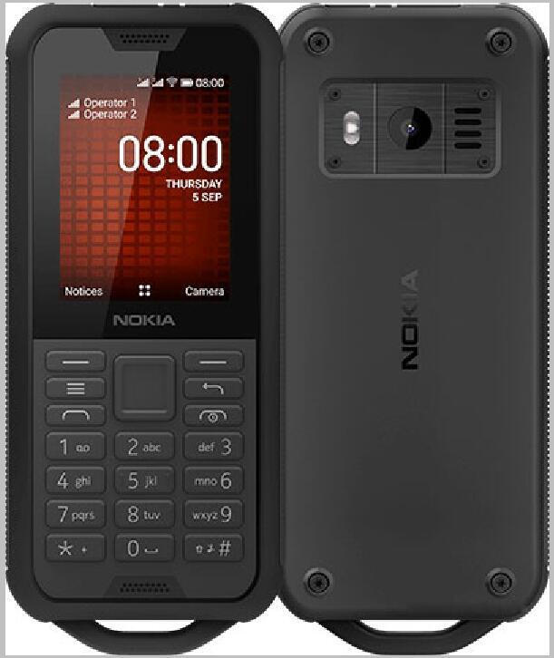 Unlocked Nokia 800 Tough 4G LTE GPS WIFI Original 2.0MP Camera Mobile Phone