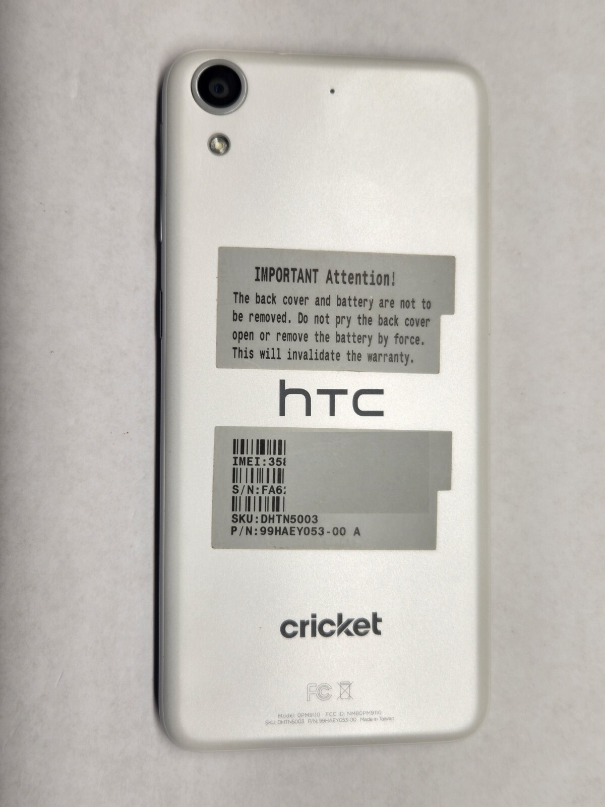 HTC Desire 625 – 8 GB – Gray (Cricket Wireless) – Excellent Condition!