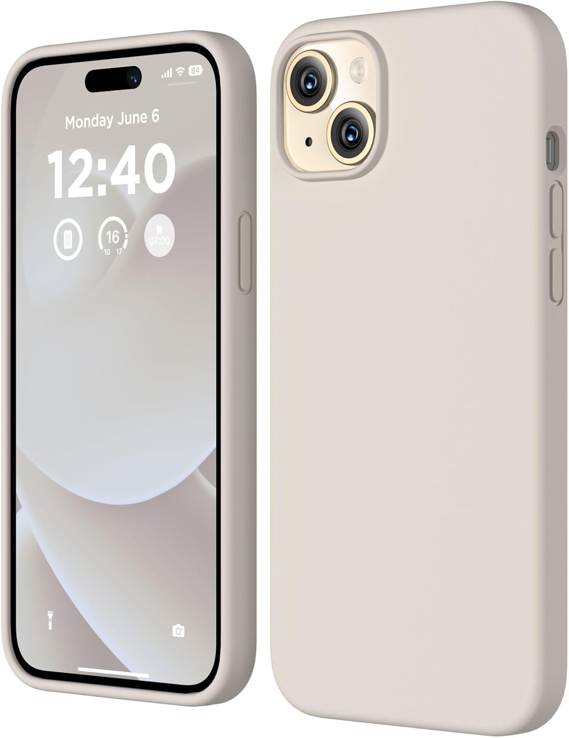 1. For iPhone 15 Case, Liquid Silicone, Full Body Shockproof Cover, Slim Thin