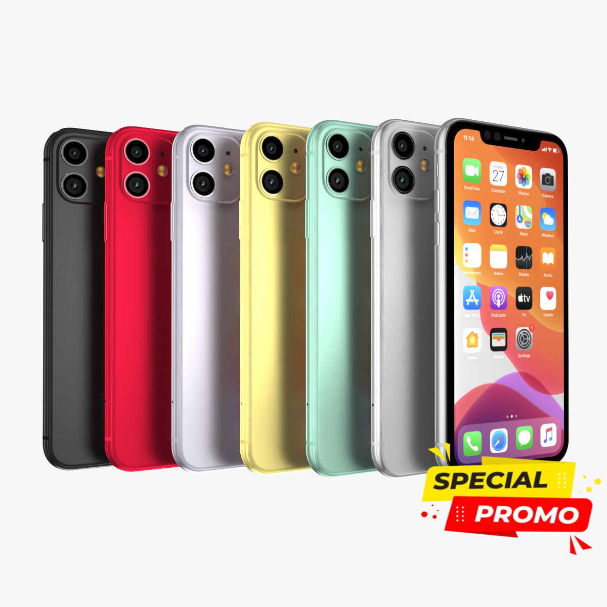 FULLY UNLOCKED Apple iPhone 11 64GB Smartphone- All Colors – Grade A – EXCELLENT