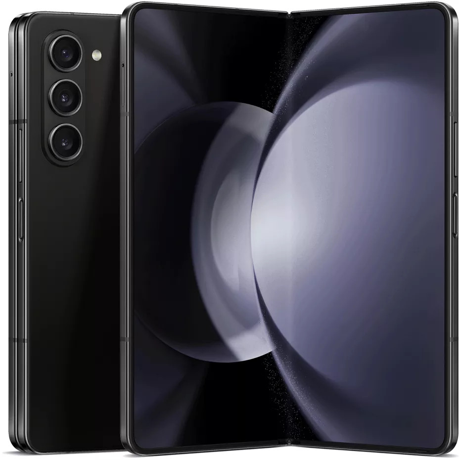 Samsung Galaxy Z Fold5 SM-F946U Unlocked 256GB Phantom Black C Medium Burn