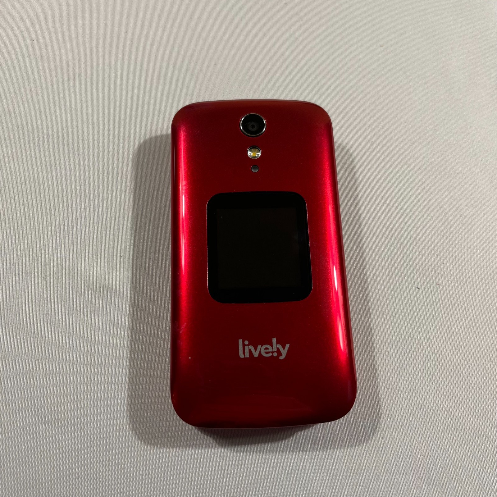 Jitterbug Flip2 Cell Phone for Seniors Red Lively GreatCall Large Buttons Works