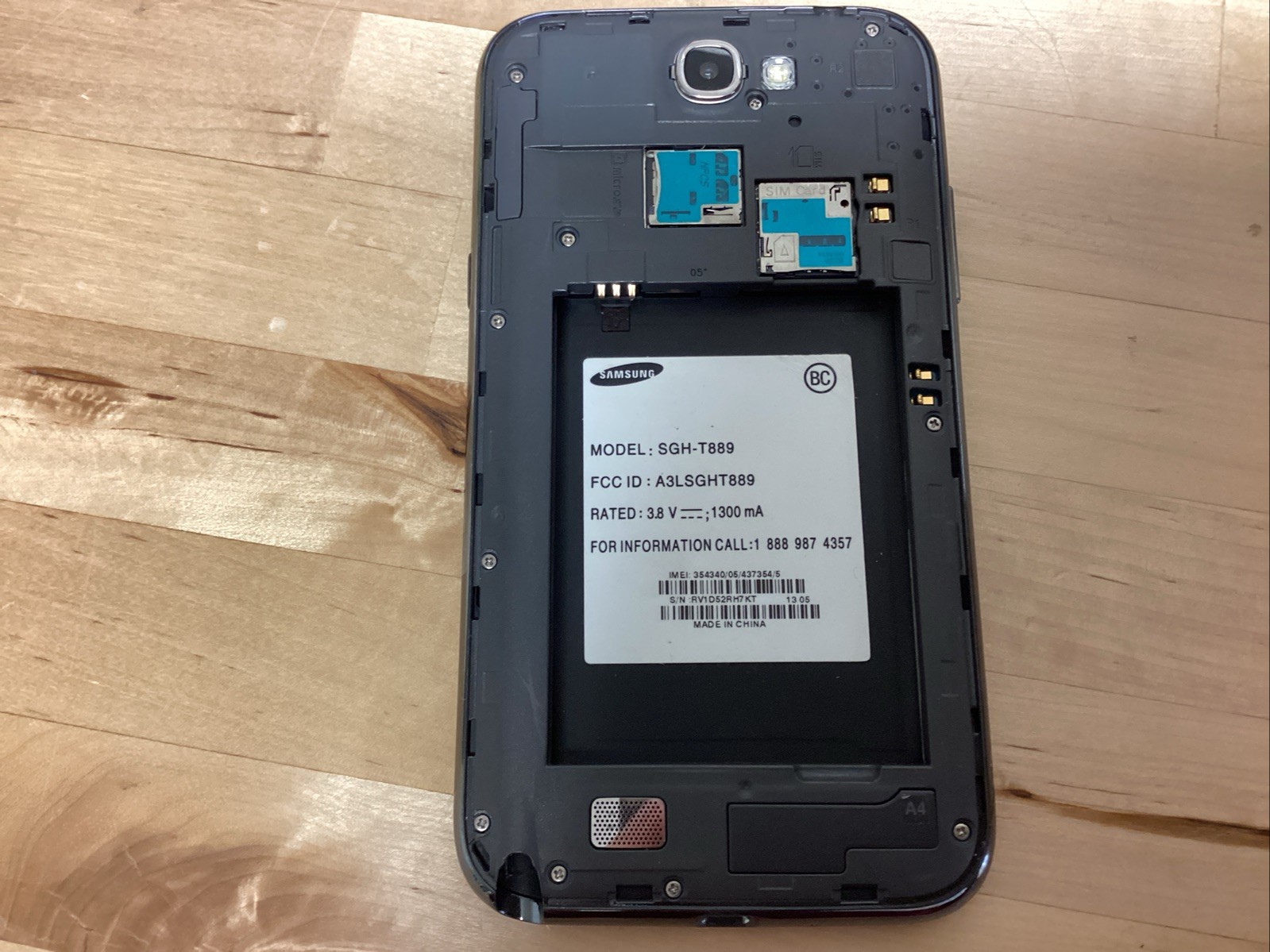 Samsung Galaxy Note 2 16GB – For Parts/AS-IS