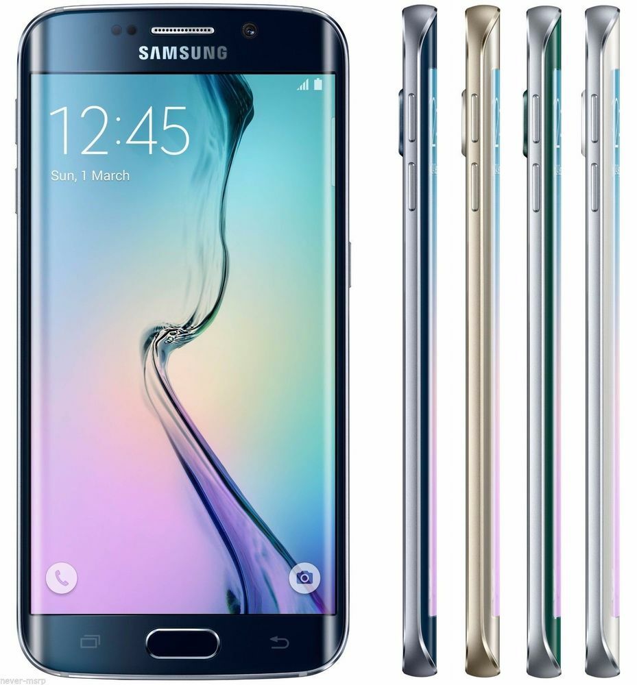 Samsung Galaxy S6 Edge SM-G925 32G AT&T T-MOBILE Unlocked Smartphone Excellent