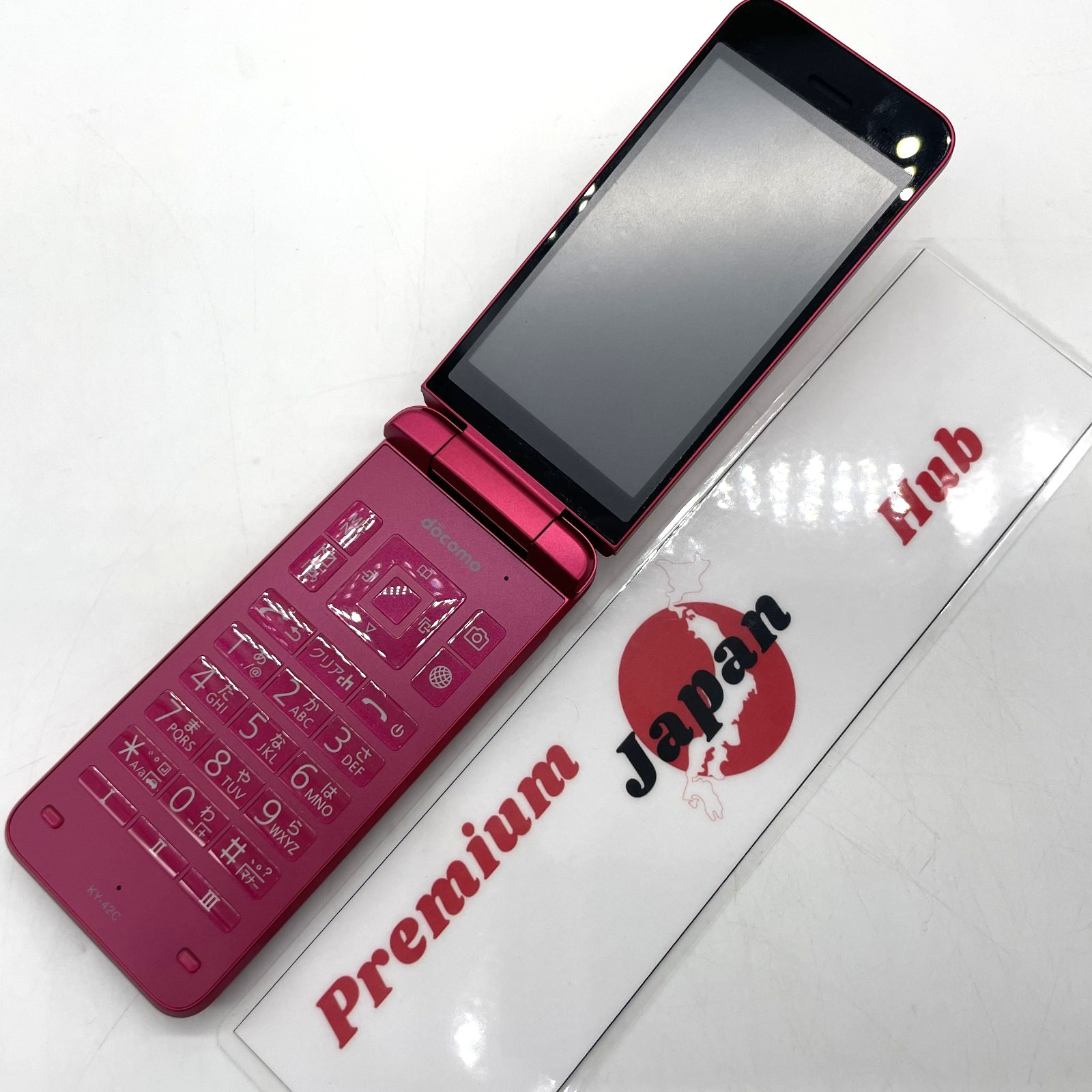 KYOCERA DIGNO Keitai KY-42C Red SIM-Free Flip Phone – Clean, Used, Fully Working