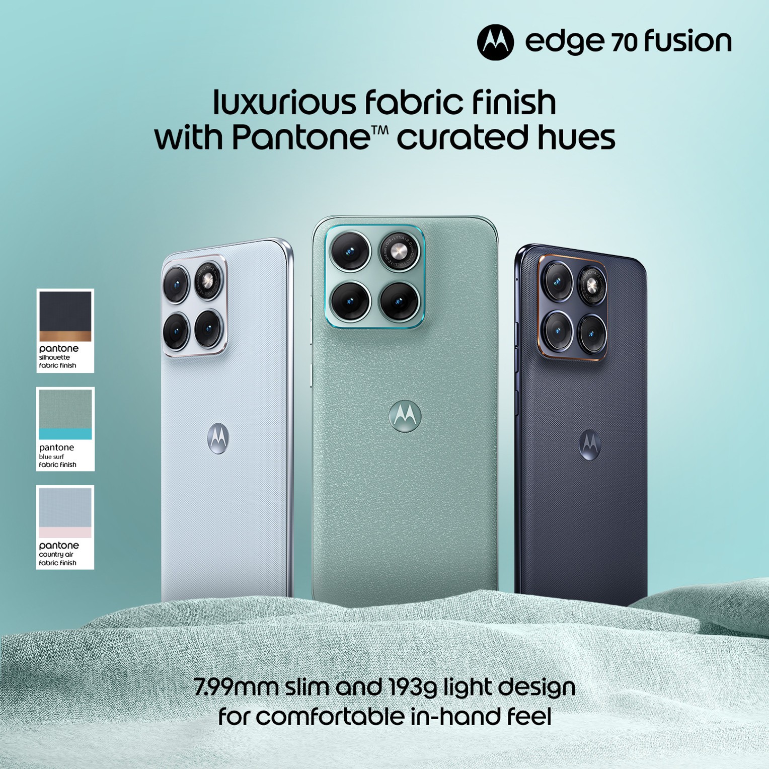Motorola Edge 70 Fusion 5G 8GB 128GB Pantone Blue Dual SIM NFC GLobal Version