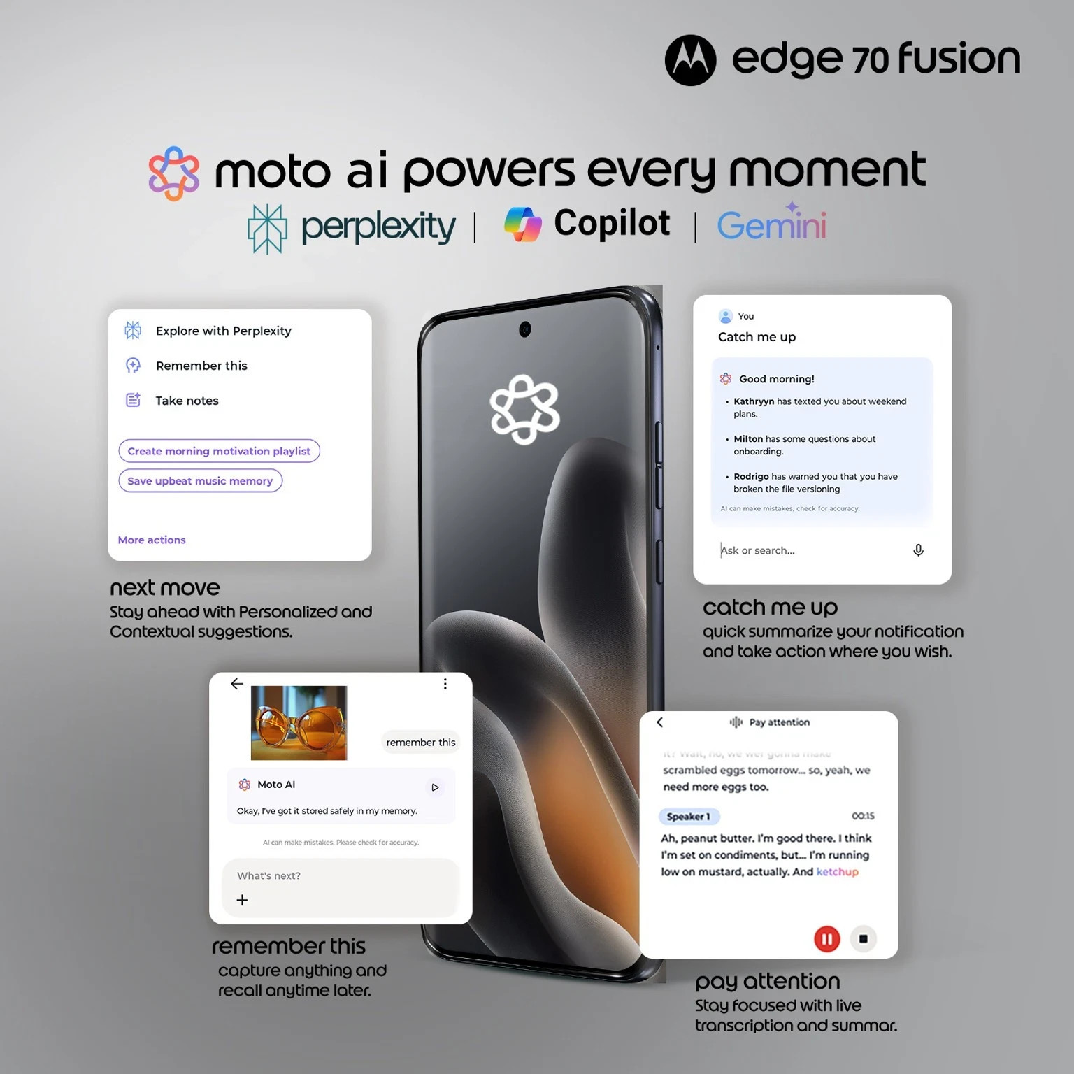 Motorola Edge 70 Fusion Factory Unlocked Dual SIM 8 GB RAM 128 GB Storage-Global