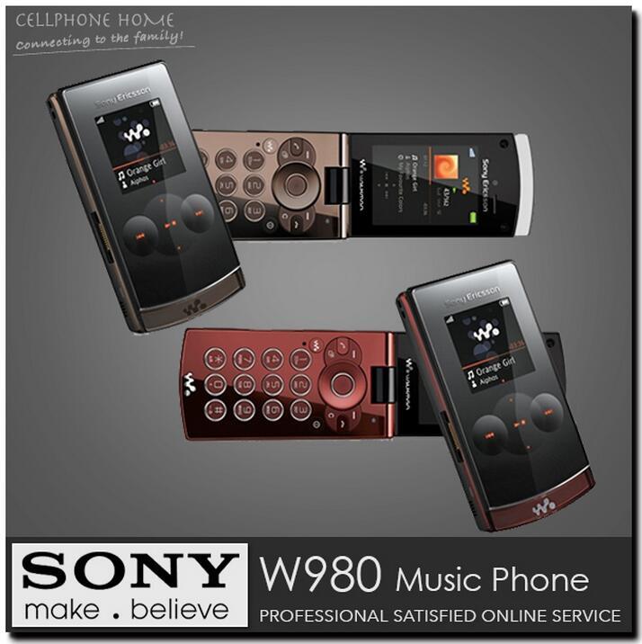 Sony Ericsson W980 Mobile Phone Bluetooth Unlocked Original 3G W980i 3.15MP