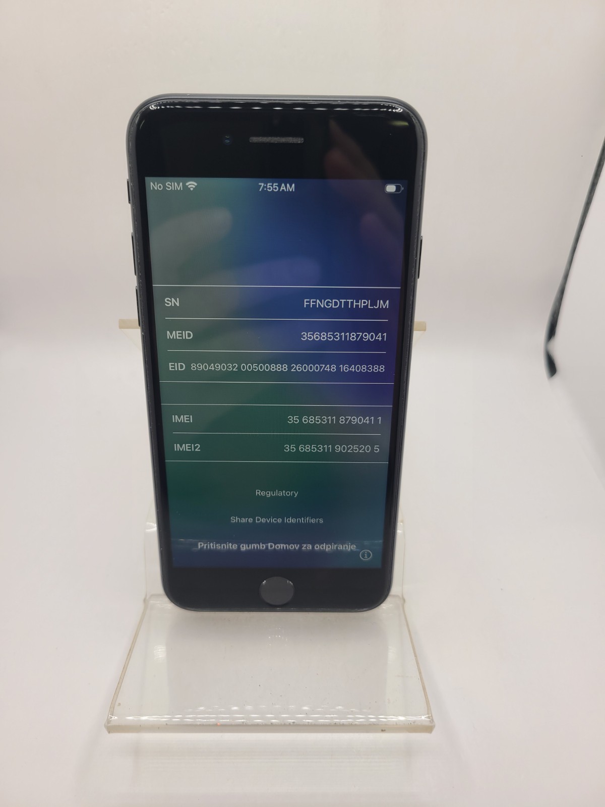 Apple iPhone SE 2020 A2275 UNLOCKED Any Carrier Black 64GB iOS 26.5