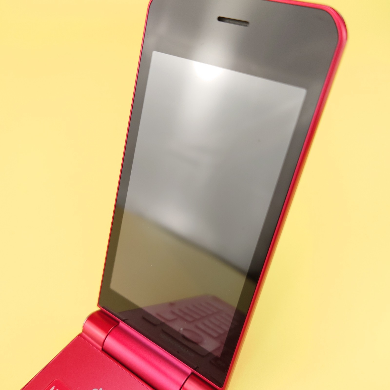 Fujitsu arrows Keitai F-03L Unlocked Android Flip Feature Phone Red Tested