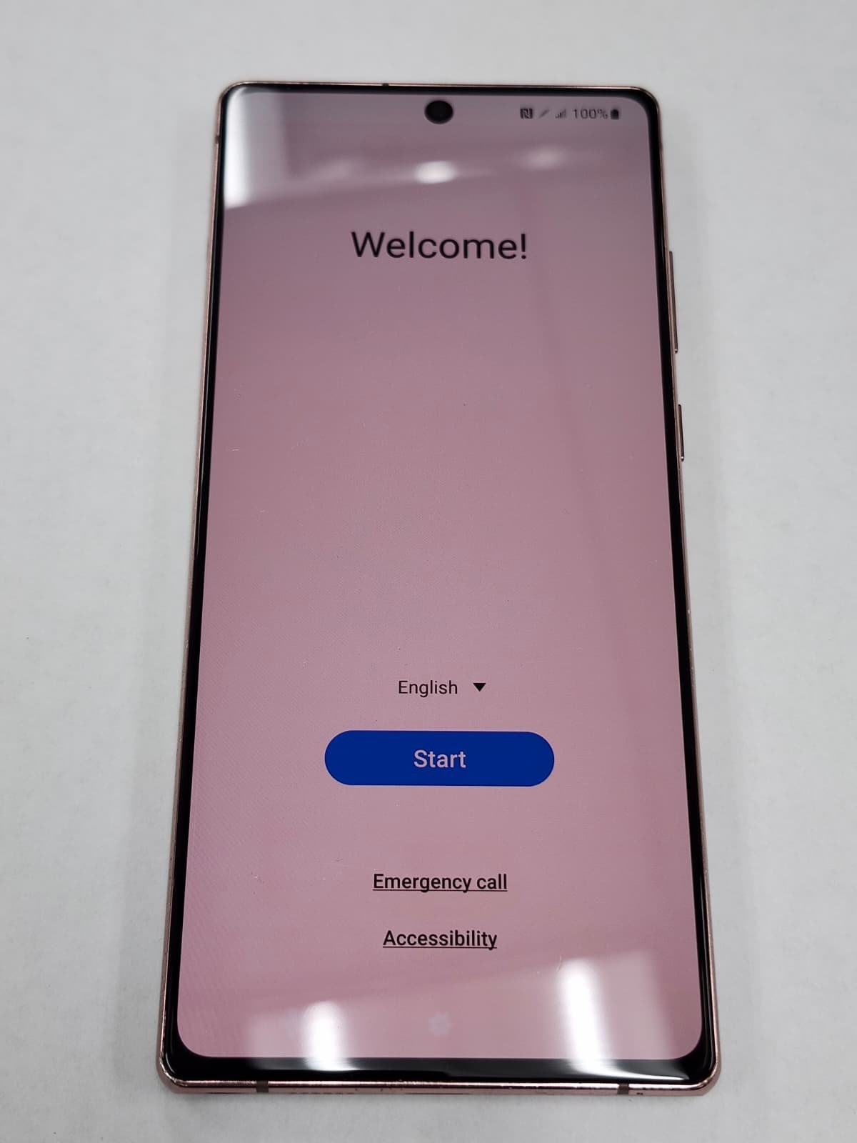 DEFECTIVE – Samsung Galaxy Note 20 5G – 128GB – Bronze – GSM Unlocked – 12619