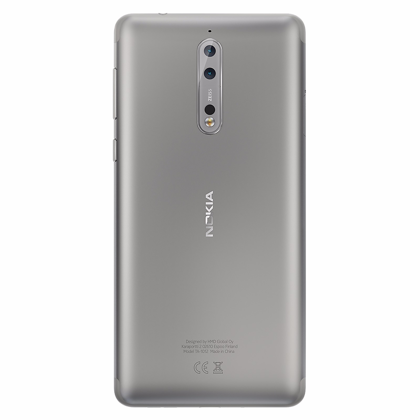 BNIB 5.3″ Nokia 8 Single-SIM TA-1012 64GB Silver Android Factory Unlocked 4G GSM