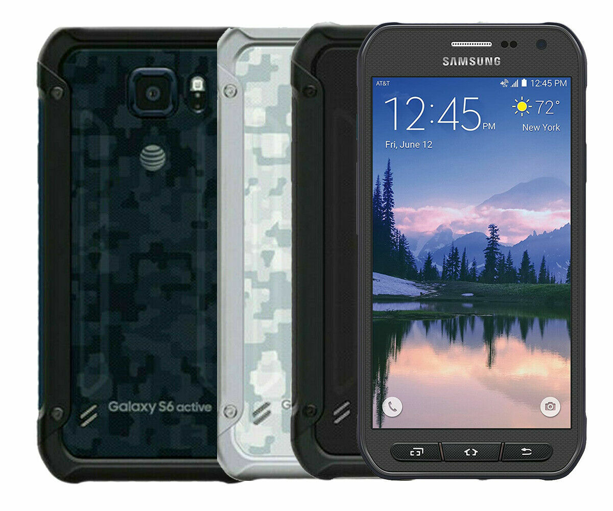 Original Samsung Galaxy S6 Active G890A 32GB AT&T Unlocked Excellent Android A++