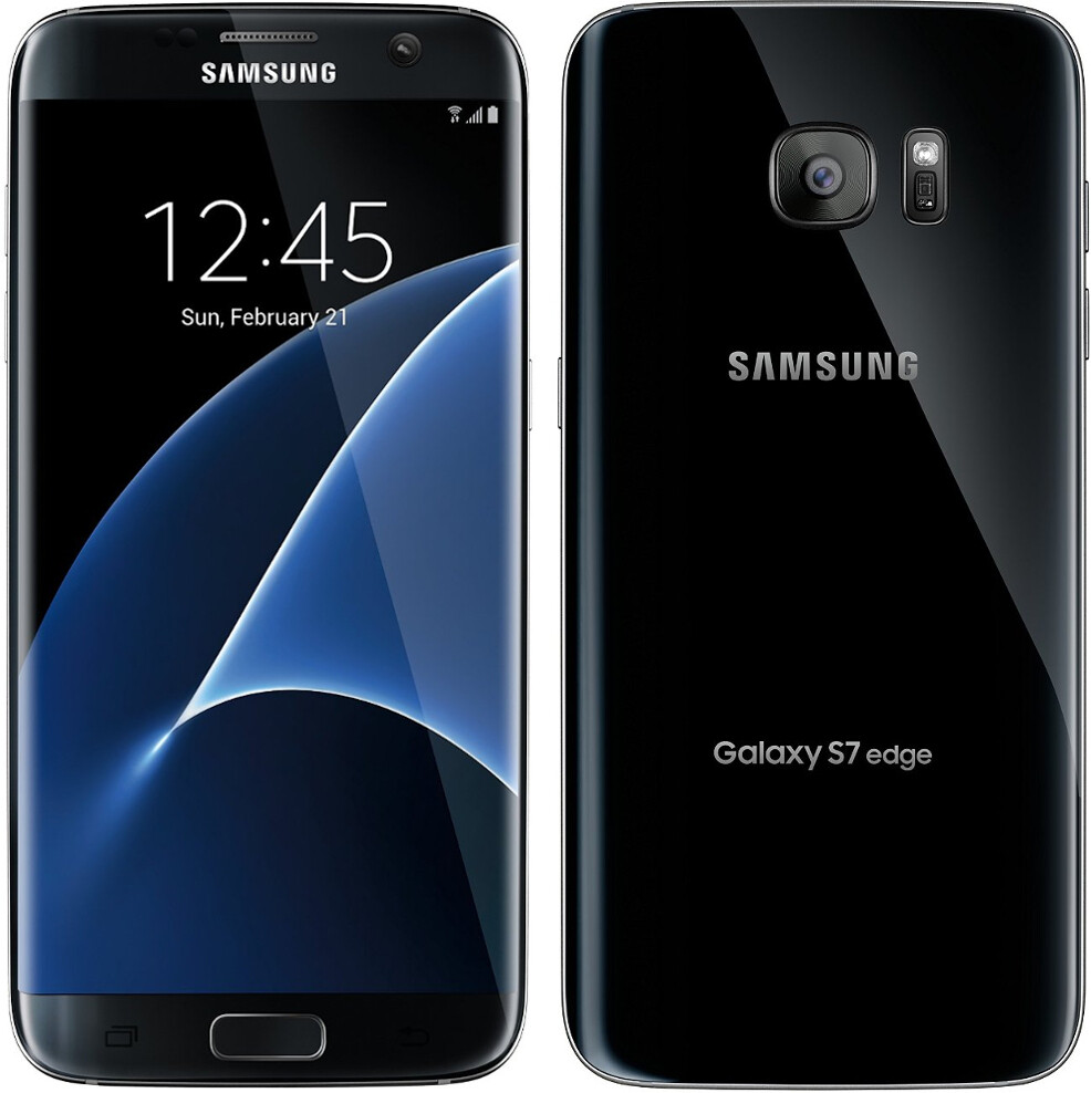 Original Samsung Galaxy S7 edge G935F/DS Dual-SIM 32G Black SmartPhone Very good