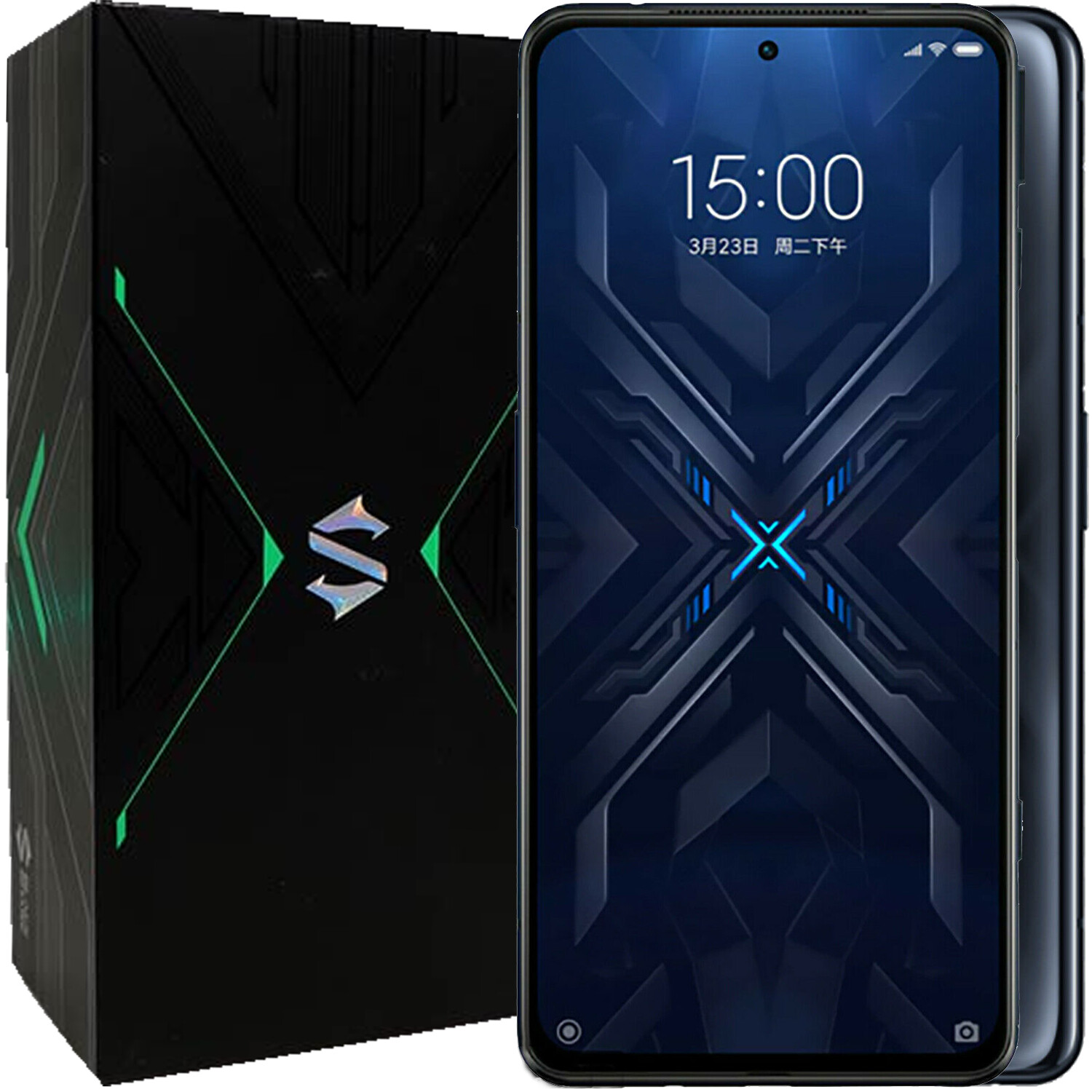 New Black Shark 4 Dual-SIM 128GB + 12GB Mirror Black Factory Unlocked 5G GSM