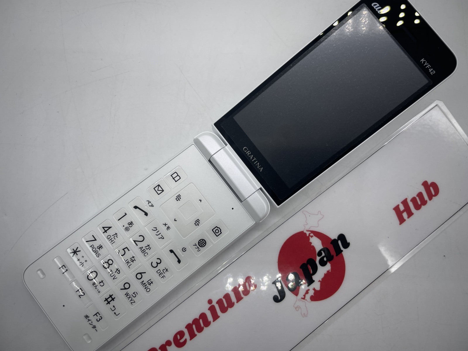 KYOCERA KYF42 GRATINA KEITAI Android Flip UNLOCKED SIM Free White Japan MINT