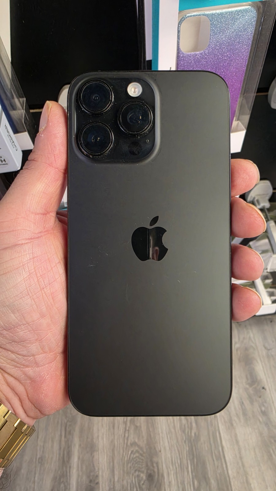 Apple iPhone 16 Pro Max – 256 GB – Black Titanium (Unlocked) – Works – Read