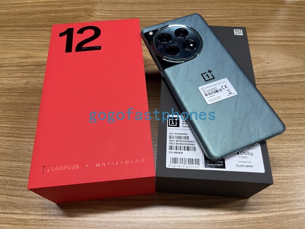 Unlocked OnePlus 12 Dual SIM 256/512GB/1TB 12/16/24GB RAM 6.82″ IP65 Smartphone