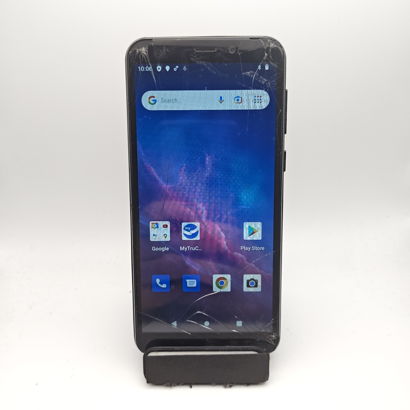 Cloud Mobile Stratus C7 Smartphone (Truconnect) – 16GB Black – CRACKED #3969