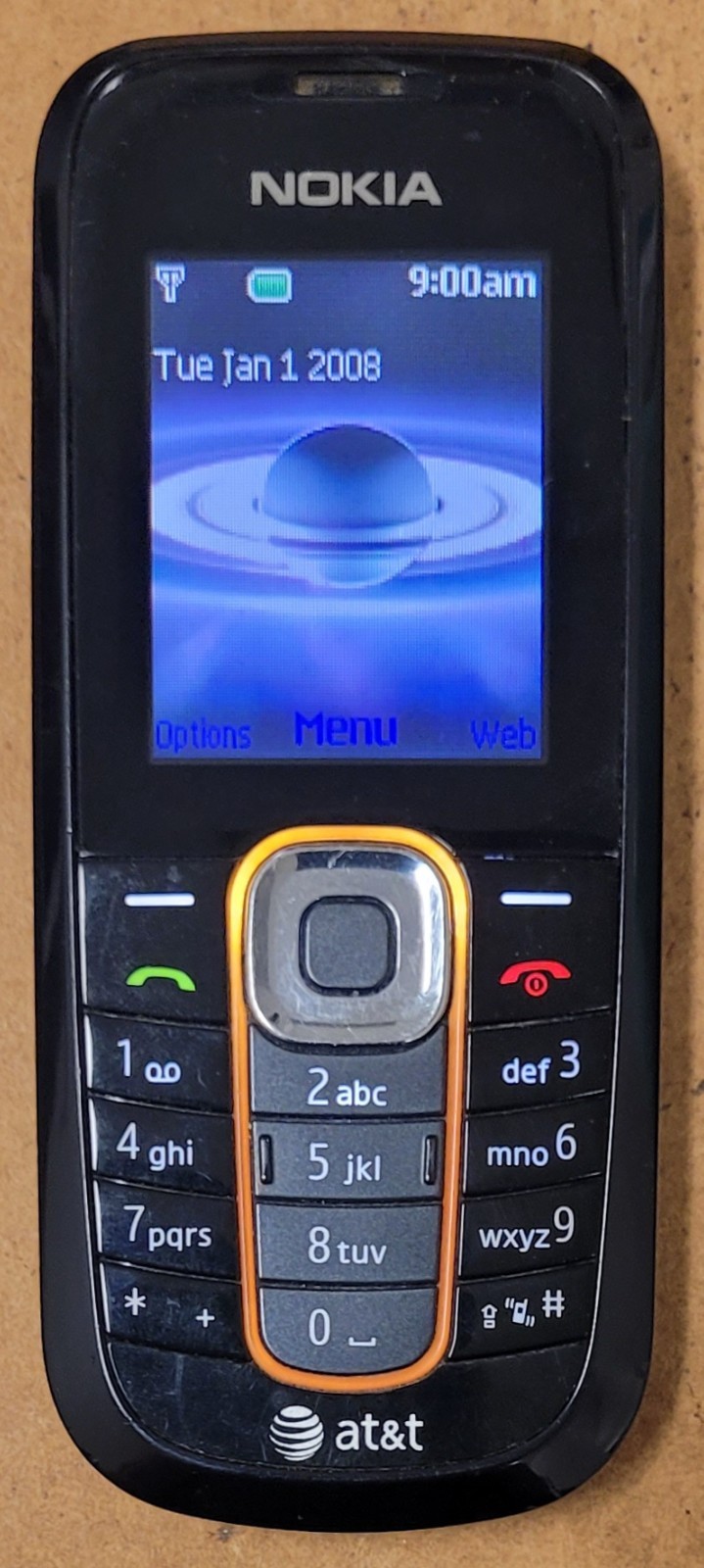 Nokia Classic 2600 – Black ( AT&T ) Rare Cellular Candybar Phone